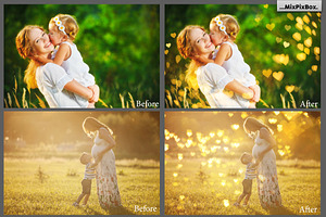 Romantic Bokeh Photo Overlays