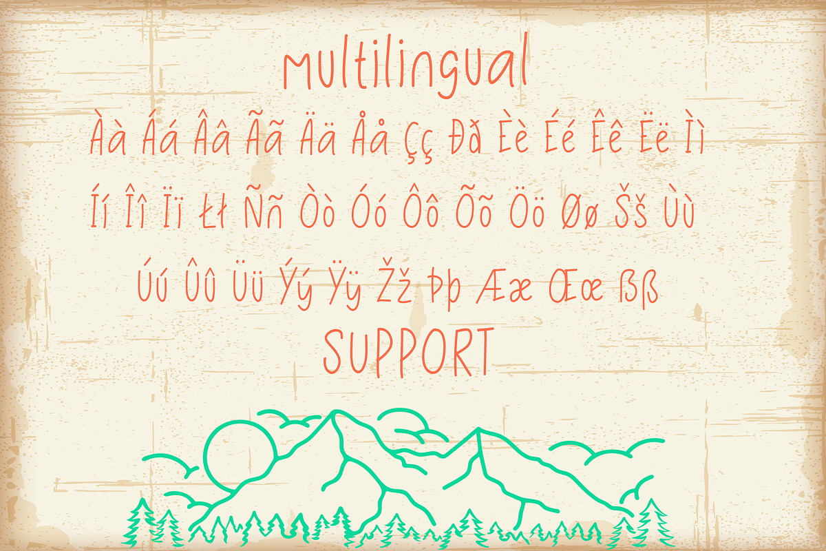Noterwan A Handwritten Font, a Handwritten Font by Tera Asset Garage (Photo 4 of 6)