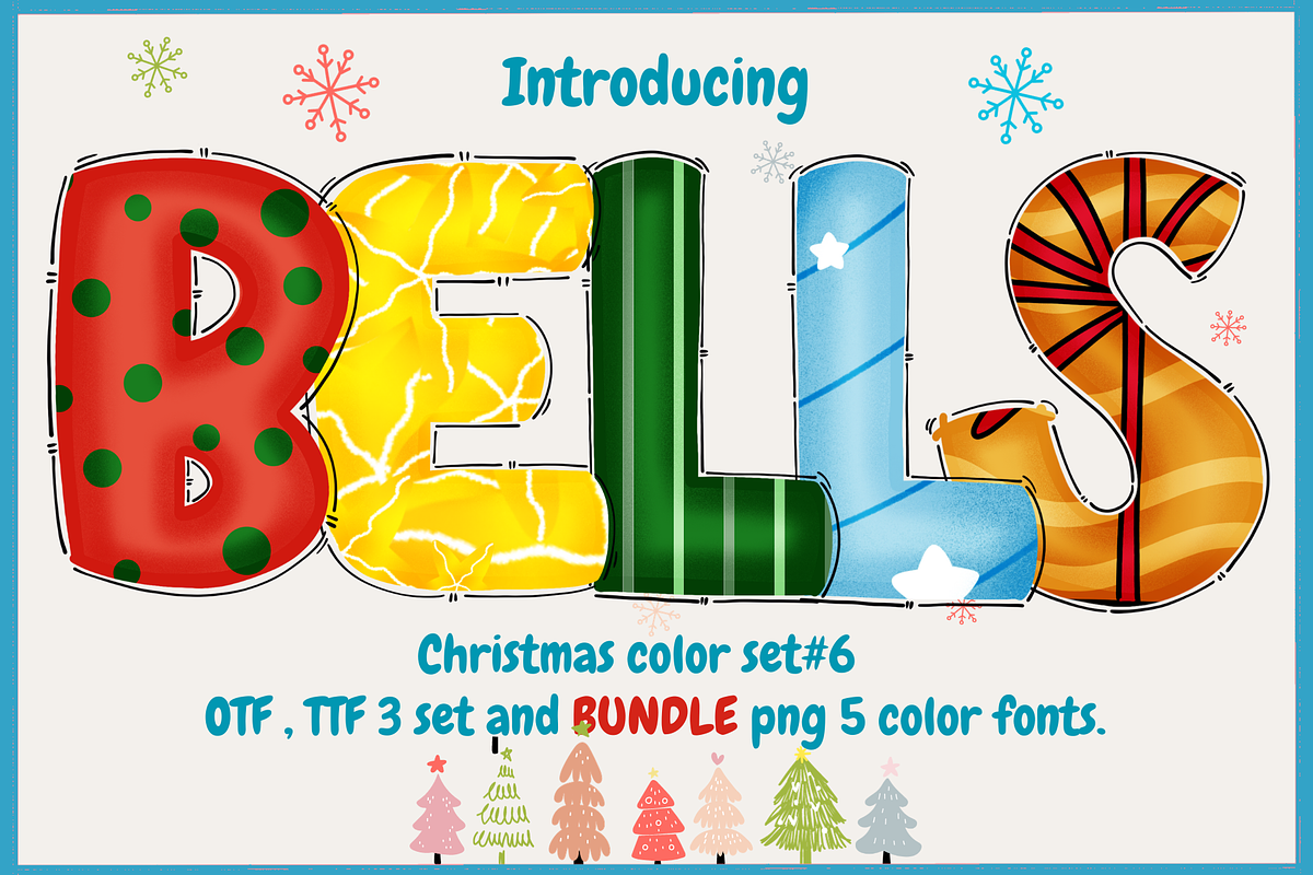 Christmas color set 6-PNG fonts, a Symbol Font by It me digital art (Photo 1 of 11)