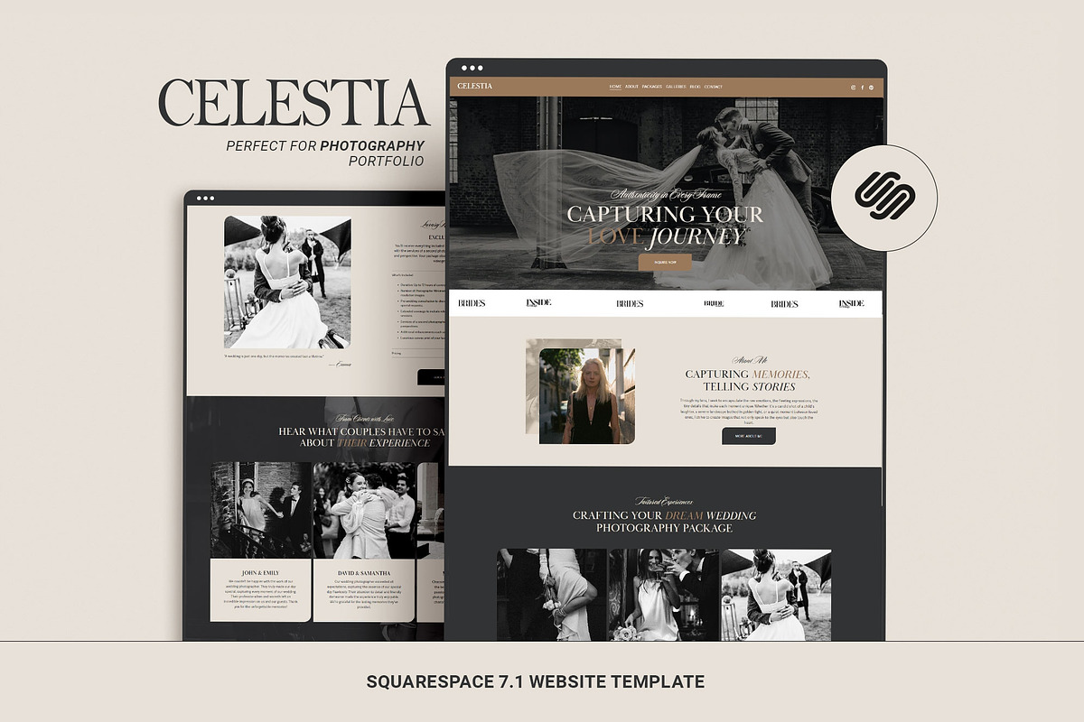 Photography Website Template, a Squarespace Template by 3.14&Co (Photo 1 of 10)