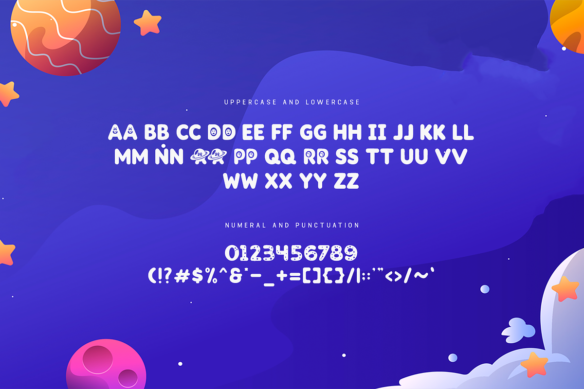 Skyforge - A Modern Space Kids Font, a Sans Serif Font by overlaytemplates (Photo 4 of 5)