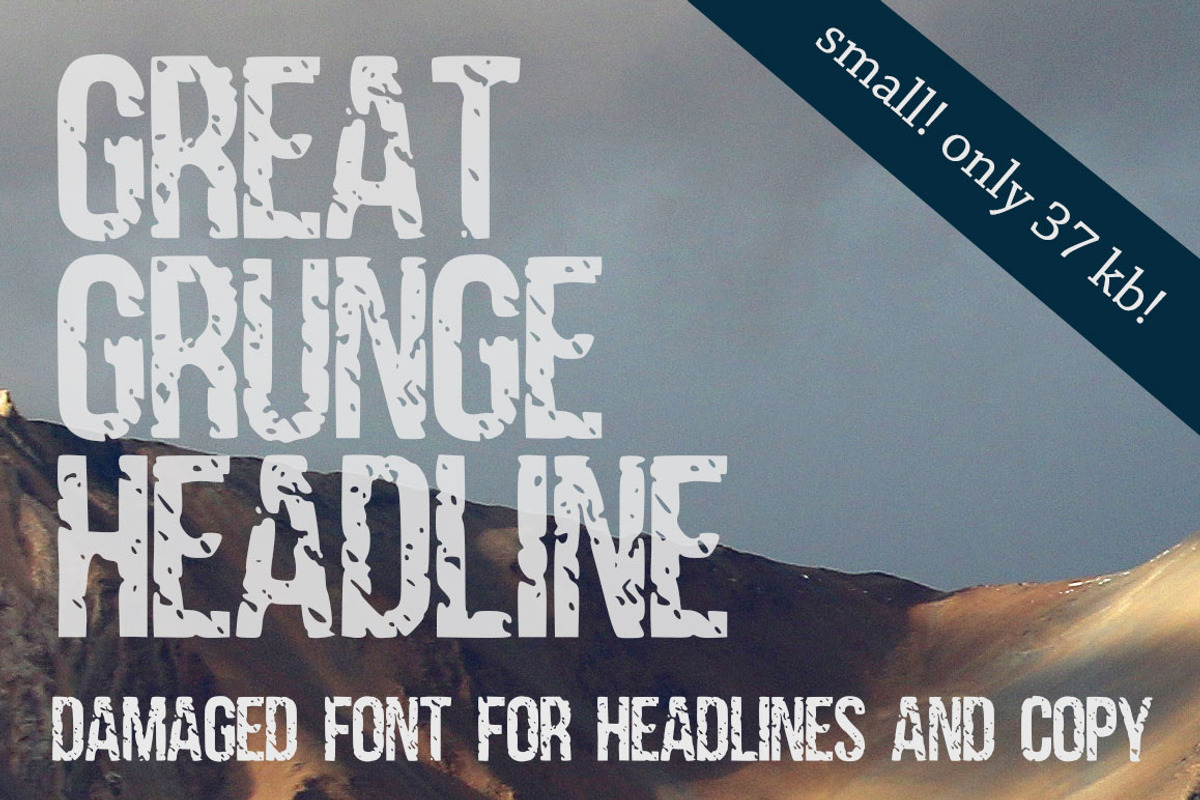 Distressed Condensed Font DarkMatter preview 3