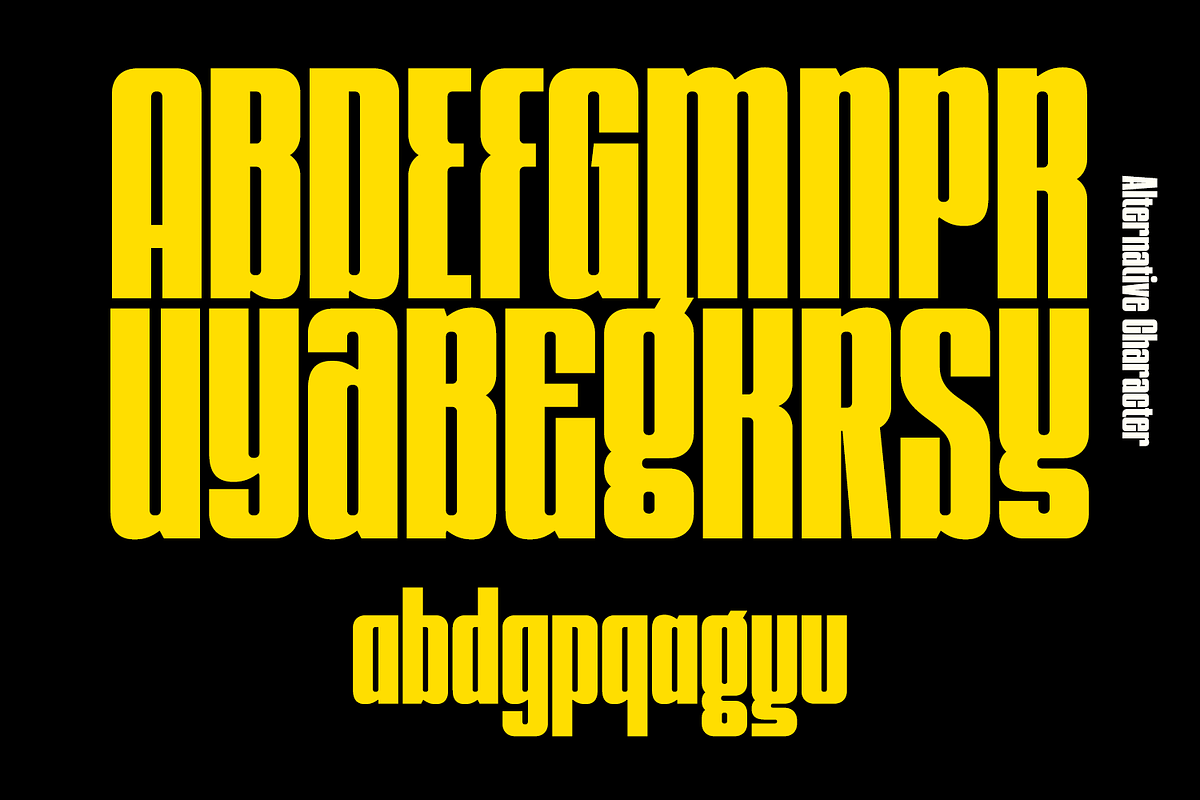 Highboard – Modern Condensed Font, a Sans Serif Font by Pixesia Studio (Photo 15 of 18)