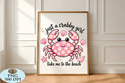 Just a Crabby Girl PNG, a Seasonal Illustration by Daily.Designs (Thumbnail 5 of 5)