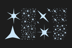 Sparkling Star Set 1 Procreate Brush