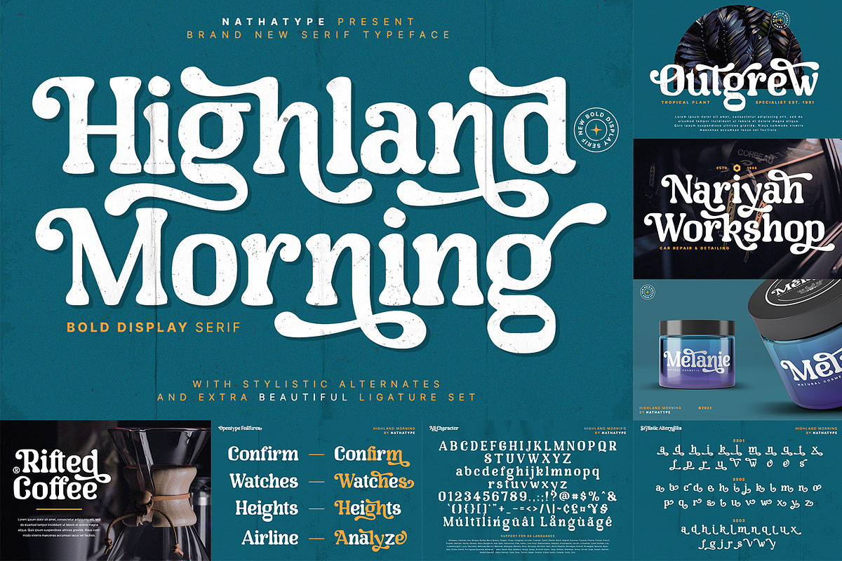 Modern Display Font Bundle 3, a Script Font by Nathatype (Photo 11 of 12)