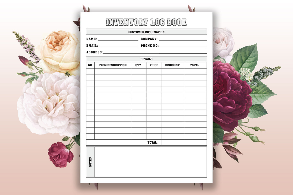 Inventory Logbook for Small Business, a Graphic by mh_arif (Photo 1 of 3)