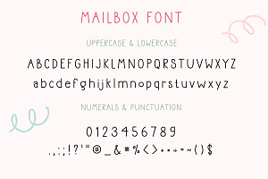 Mailbox - Handwriting Font