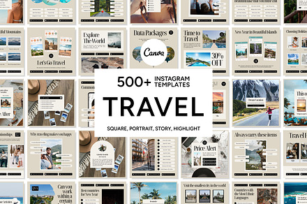 Travel Beige Template