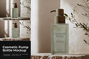 Cosmetic Pump Bottle Mockup, a Cups & Container Mockup by Pitchlook.Studio (Thumbnail 1 of 4)