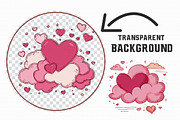 Whimsical Romantic Valentine Clipart, an Illustration by Libby Wishes (Thumbnail 5 of 8)