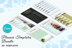 Planner Bundle - Canva Templates