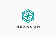 Abstract Hexagon Logo Template, a Branding & Logo Template by johnkent (Thumbnail 1 of 3)