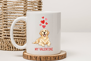 Cute Puppy PNG Valentine Dog Clipart, a Graphic by Vector Portal (Thumbnail 2 of 3)