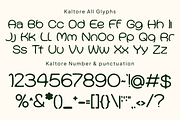 Kaltore - Cafe Handdrawn Font, a Handwritten Font by Pandeka Studio (Thumbnail 9 of 9)