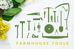 Farmhouse Tool Silhouettes