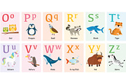 Cute Animal Alphabet Illustration, an Animal Illustration by GennyOnThePaper (Thumbnail 3 of 3)