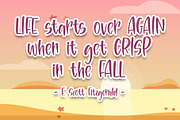 Autumn Sunset, a Sans Serif Font by Dm Studio (Thumbnail 4 of 7)