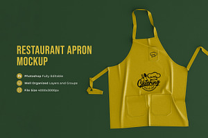 Restaurant Apron Mockup