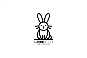 Rabbit Logo, a Branding & Logo Template by Vectorium Studio
