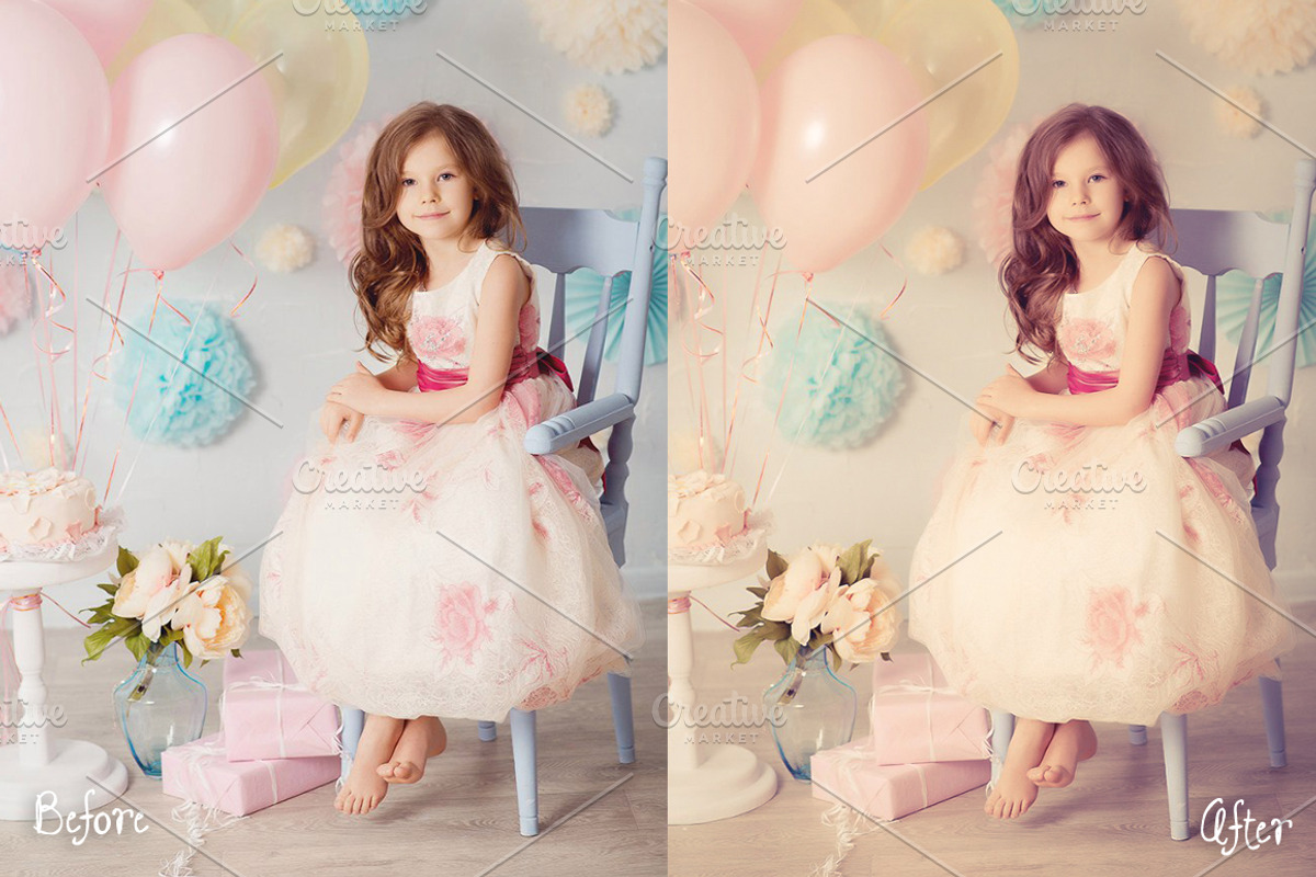 17 Pastel Lightroom Presets, an Action Add-On by Creative Shop (Photo 2 of 3)