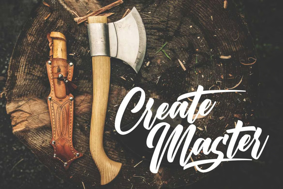 Ergibreak - Bold Script Font, a Script Font by UInstrument (Photo 7 of 9)