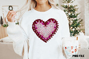 Diamond Glitter Valentine Heart Png, an Illustration by DreamCafeArt (Thumbnail 2 of 4)
