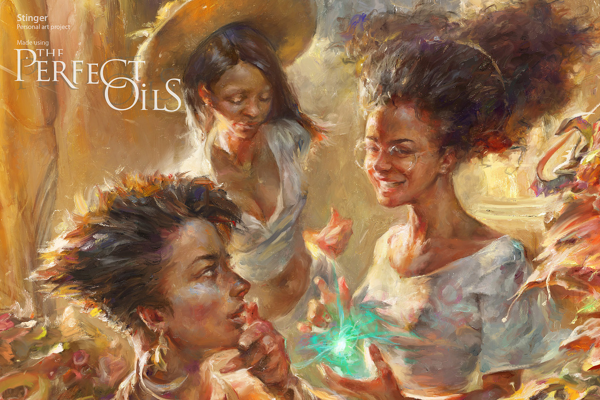 Perfect OILS: 87+ brushes 4PROCREATE, a Brush Add-On by Eldar Zakirov's (Photo 4 of 21)