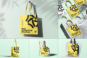 Shopping Bag Mock-up, a Merchandise Mockup by Yogurt86 (Thumbnail 1 of 8)
