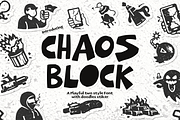 Chaos Block is a bold and playful, a Handwritten Font by cocodesign (Thumbnail 1 of 8)