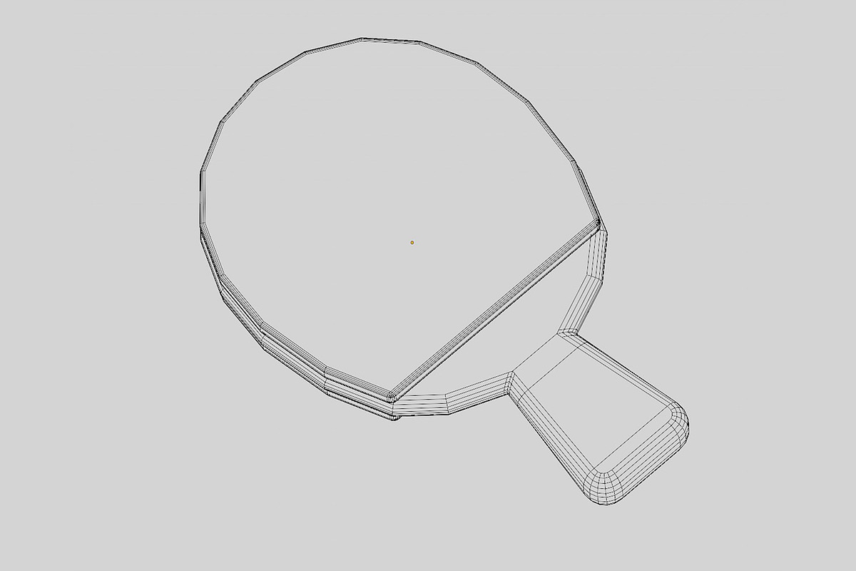 Table Tennis Racket and Ball, an Object 3D Model by fahad121 (Photo 5 of 8)