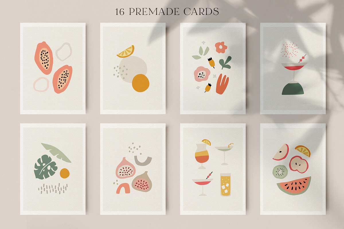 Abstract Juicy Summer Set, a Decorative Illustration by Tabita's shop (Photo 9 of 14)