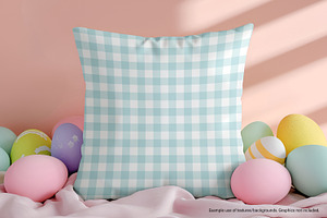 Easter Gingham Backgrounds