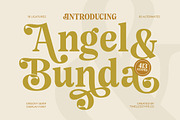 Angel & Bunda Groovy Serif Font, a Serif Font by timelesstype.co (Thumbnail 1 of 20)