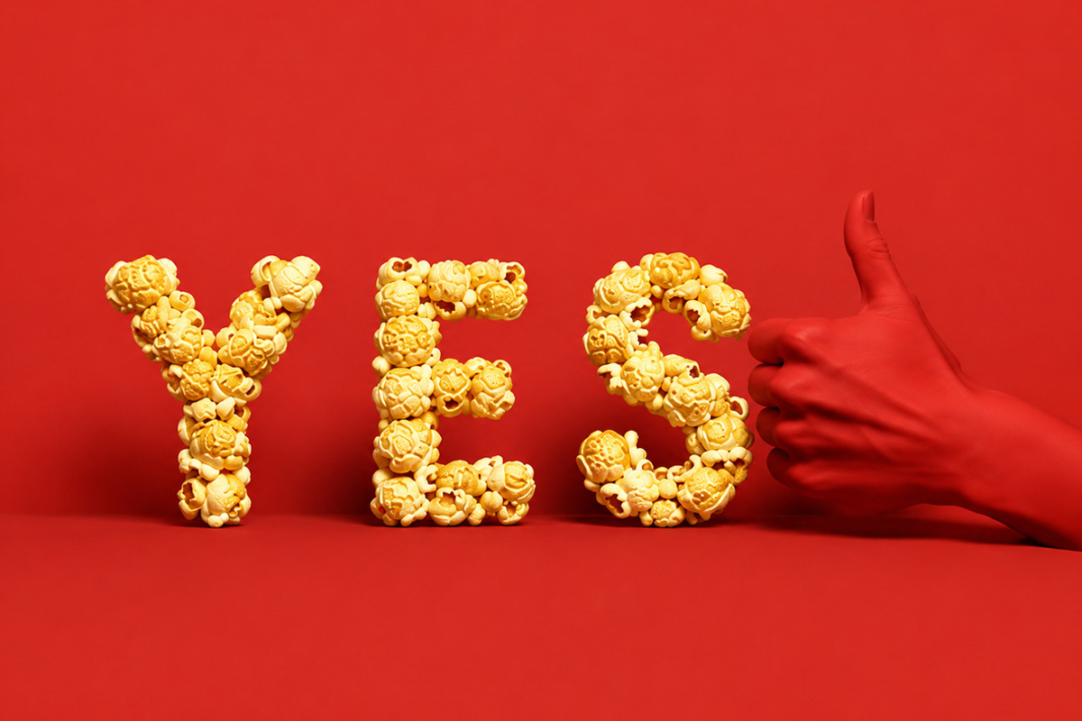 Golden Popcorn Font, a Sans Serif Font by Handmadefont (Photo 12 of 13)