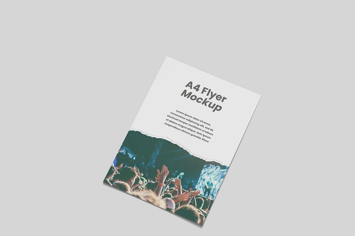 Minimalist Flyer Mockup, a Flyer Template by Rendemporium (Photo 2 of 7)