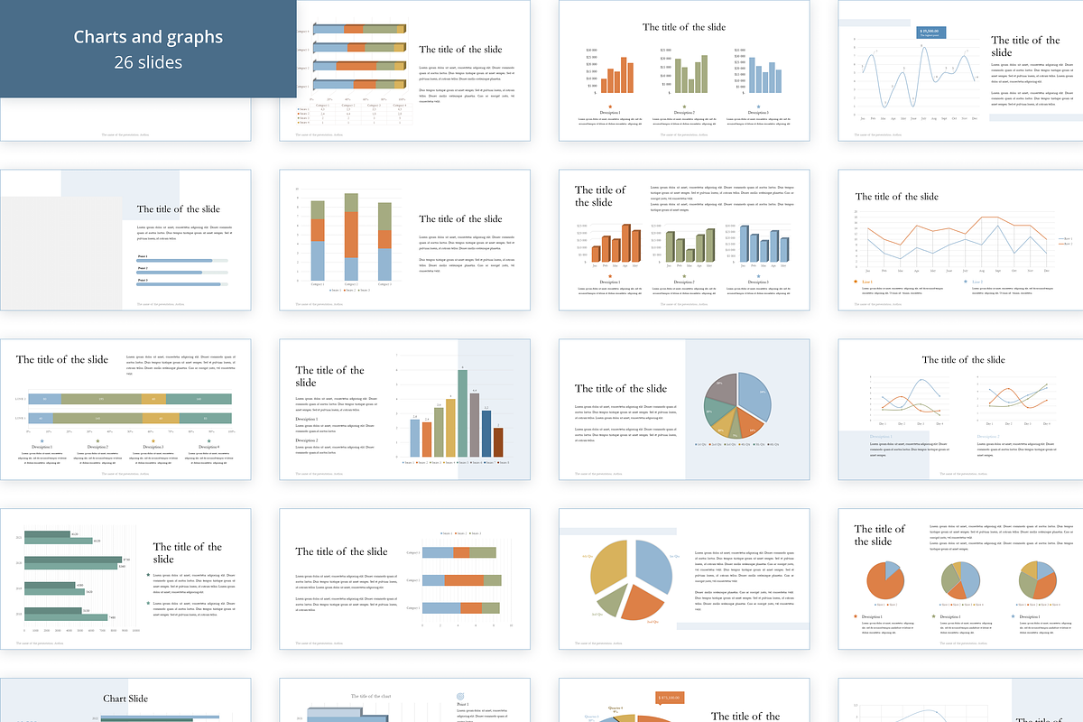 Sky presentation template PowerPoint, a Presentation Template by KaluginaWEB (Photo 3 of 9)