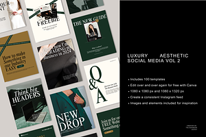 Luxury Instagram Posts - Canva