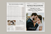 Wedding Newspaper Template, a Brochure Template by BrandPacks (Thumbnail 2 of 4)
