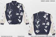 Varsity Jacket - Mockup, a Hoody Mockup by DaldSgh (Thumbnail 3 of 21)