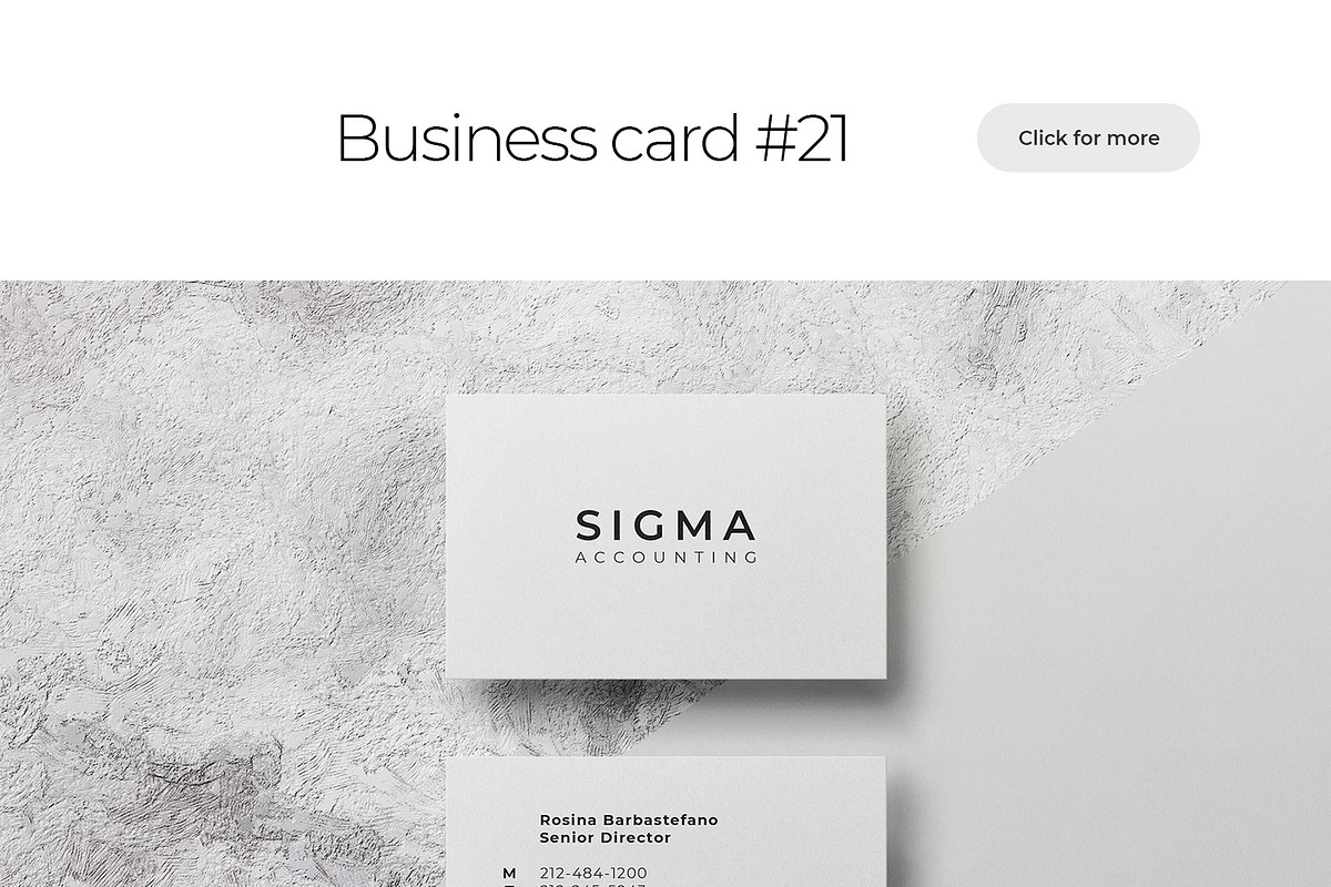 Business Card Mockup Template Bundle, a Business Card Template by PrintPixel (Photo 84 of 104)