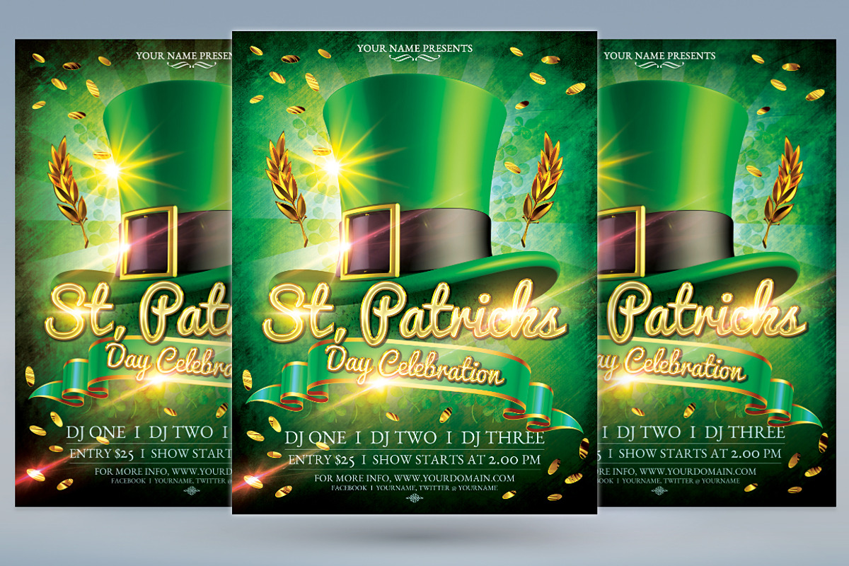St Patricks Day, a Flyer Template by tmcom (Photo 1 of 2)