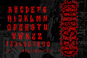 SALVOR Metal Horror Blackletter Font, a Blackletter Font by dansdesign (Thumbnail 3 of 20)
