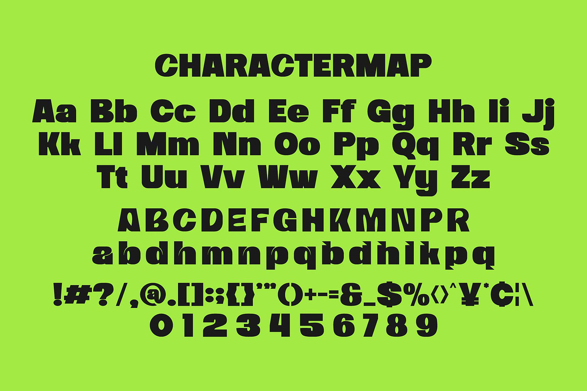 Abrah || Unique Bold Sans Serif Font, a Sans Serif Font by Idea Studio (Photo 7 of 10)
