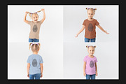 Kid's T-Shirt Mock-Up Set, a Shirt Mockup by Freeman Studio (Thumbnail 7 of 15)