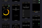 iOS12 GUI KIT, an UI Kit Template by Ui Markets (Thumbnail 7 of 20)
