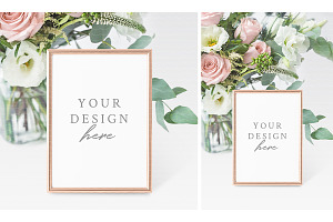 Wedding Table Number Mockup