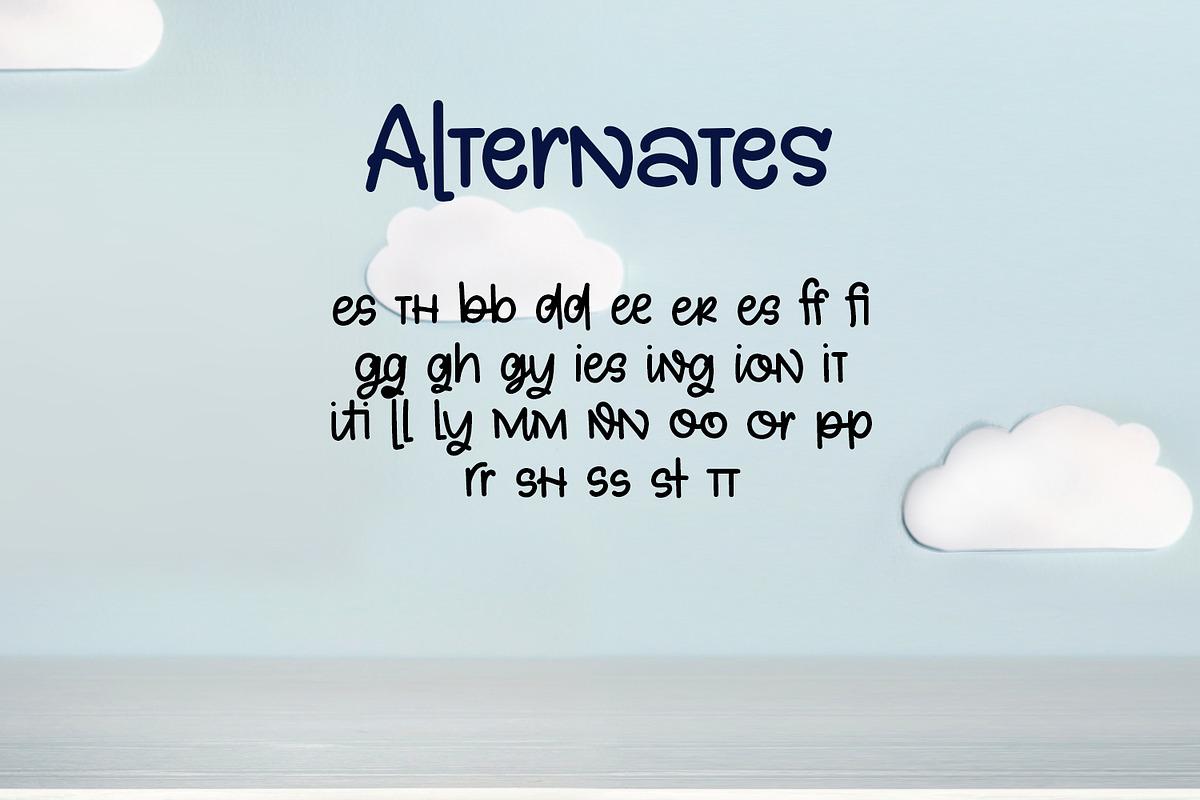 Kitty Catapult Font preview 4