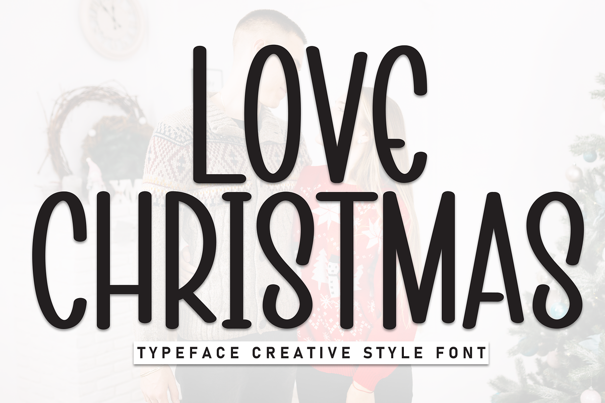 Love Christmas | Script Font, a Script Font by Scratchones (Photo 1 of 8)