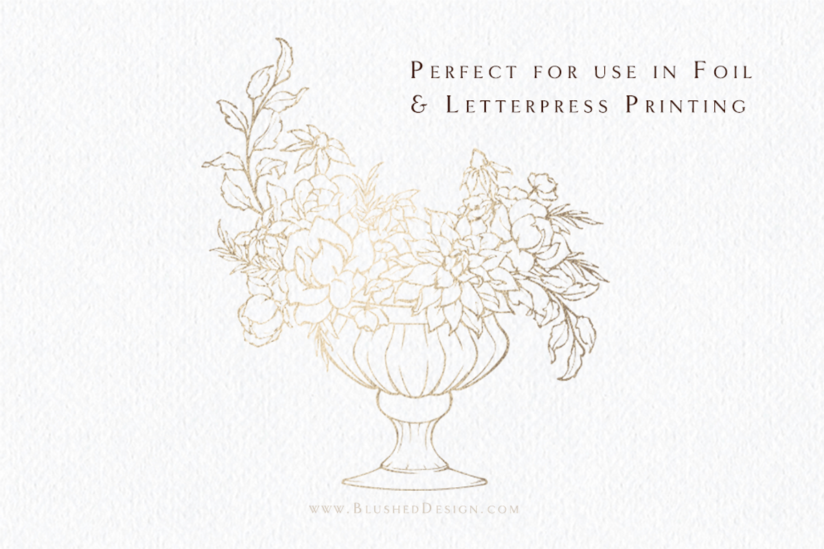 DIY Illustrated Bouquet Kit 01, a Graphic by Blushed Design by Katrina (Photo 3 of 5)